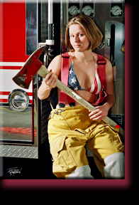 Female Firefighter Models Houston