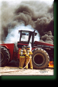 Tractor Fire Houston